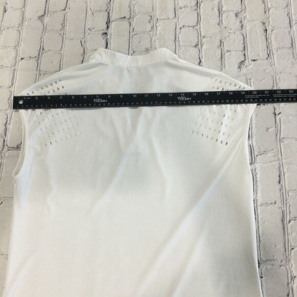 Soothfeel T-Shirt Women’s Size M Color White Pullover V-Neck Sports Sleeveless - Picture 8 of 8